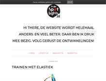 Tablet Screenshot of indespotlights.nl